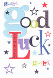 This cheerful good luck card embodies the spirit of encouragement so often felt in Deptford's tight-knit community, where local support can turn any beginning into a triumph. The words 'Good Luck' leap playfully from the card, interwoven in a tapestry of pastel blues, radiant reds, soft greens, and regal purples-each letter crafted as thoughtfully as a florist chooses each stem. Bursts of lilac, navy, and lemon-lime stars dance across the snow-white background, reminiscent of twinkling city lights stretching along Deptford's historic wharves. The card's surface is pleasingly smooth and sturdy under your fingertips, a tactile reminder of the card's quality and care. It's the sort you'd press into a friend's palm before an important interview or tuck into a bouquet for a loved one tackling new adventures nearby or at Goldsmiths University. Imbued with a sense of possibility and optimism, this design radiates not just wishes for luck, but the enduring belief in community and the small, uplifting moments that bloom every day across Deptford.